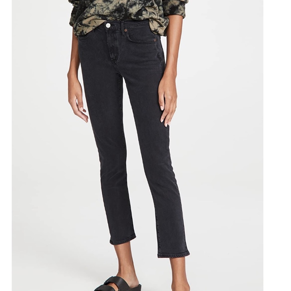 AGOLDE Toni Mid Rise Slim Leg Jeans in Montage!